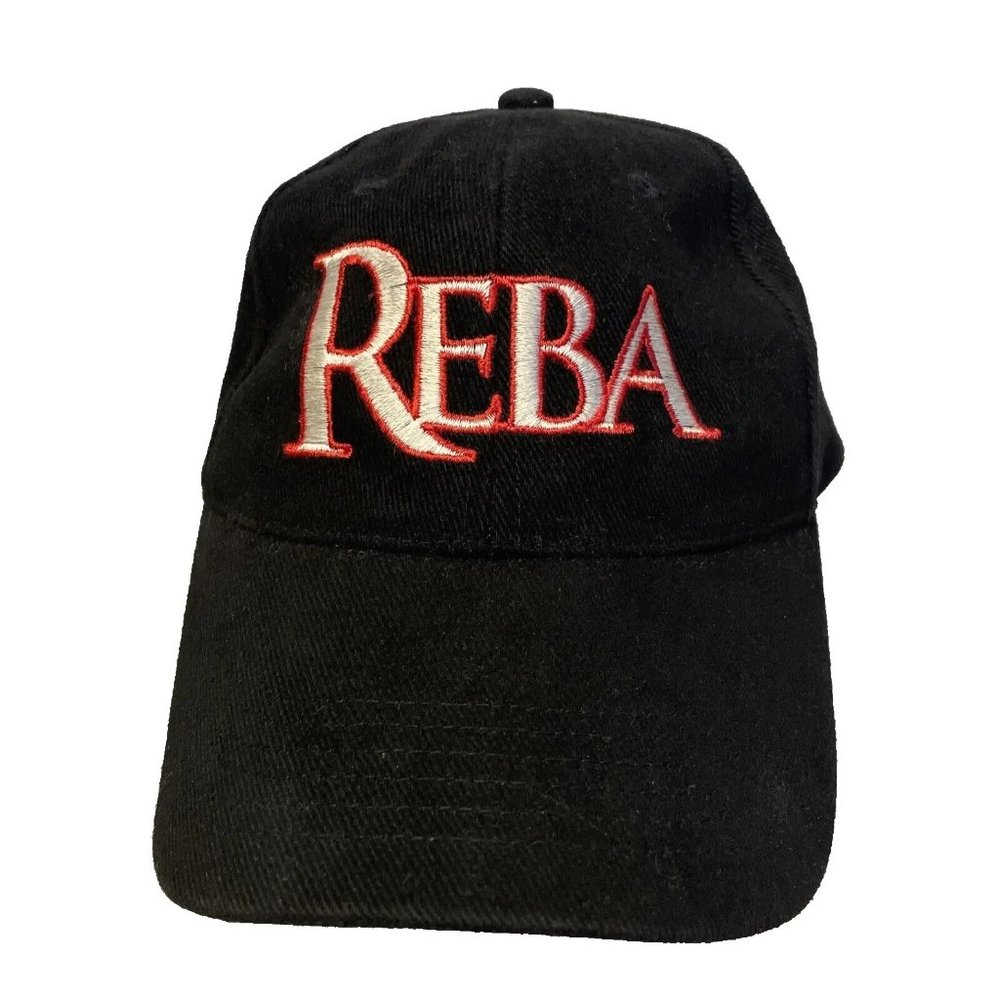 Reba McEntire Tour 2004 Black Strapback Hat Cap REBA ATT Headwear
